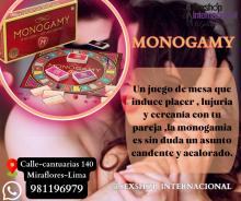 JUEGOS DE PAREJAS-LUDICOS MONOGAMY-CARTAS-SEXSHOP MIRAFLORES 981196979 